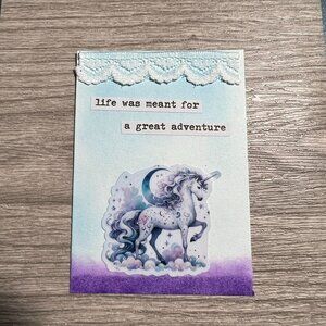 Original ACEO Art Card Life Was Meant For A Great Adventure Design